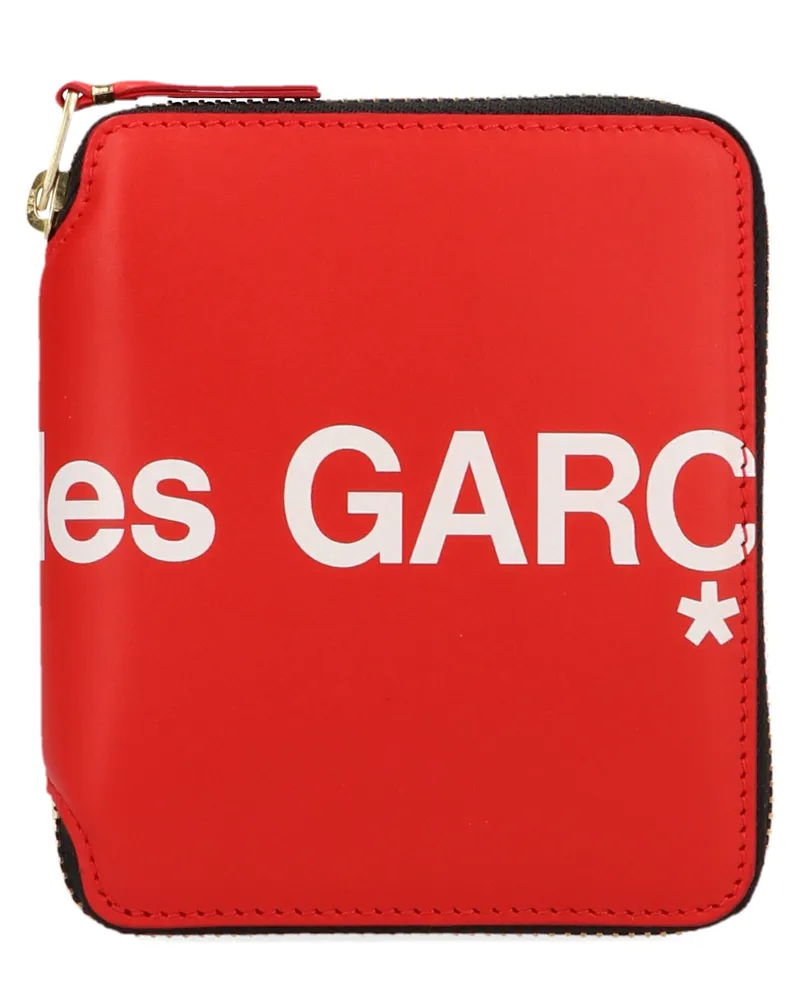 Comme des Garçons Comme des Garçons Brieftasche Logo Druckbrieftasche Red