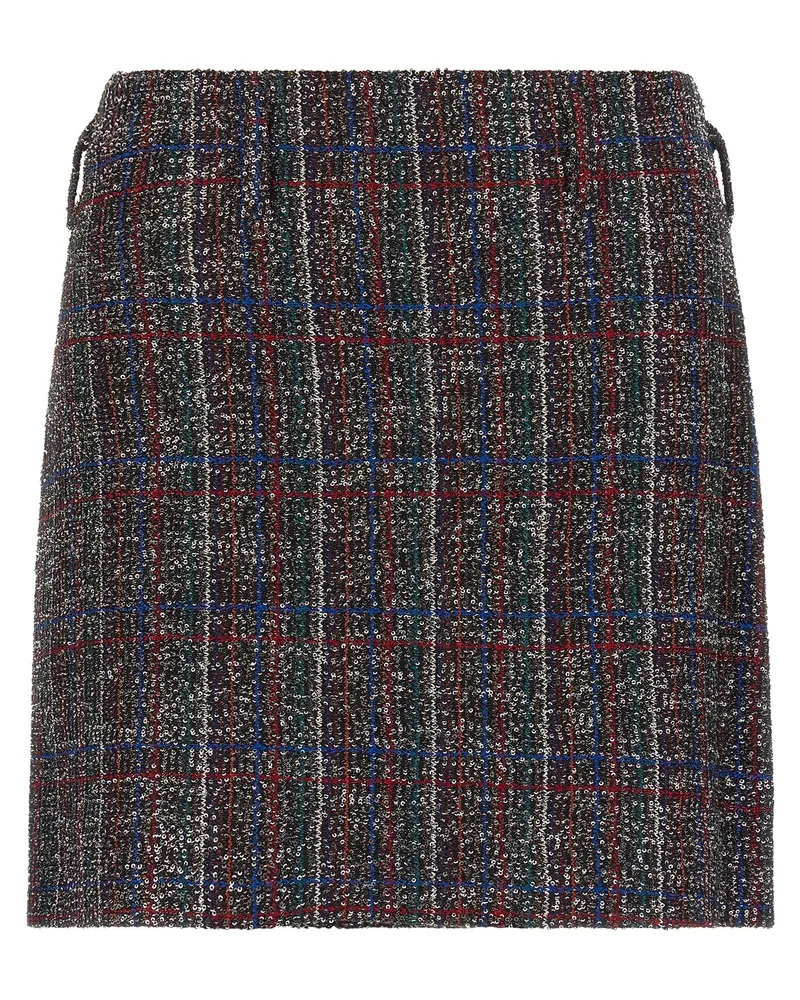 Missoni Pailletten-Tartan-Rock Multicolor