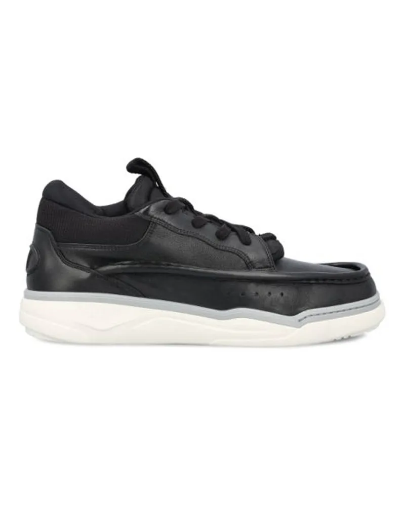 Valentino Garavani Valentino Garavani 'Hybrid Regenboot' Leder -Sneaker Black