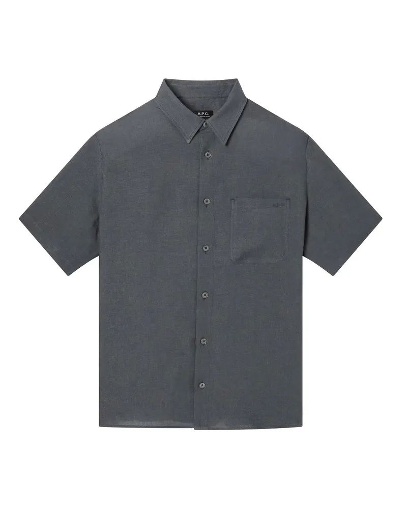 A.P.C. Hemden grau Grey