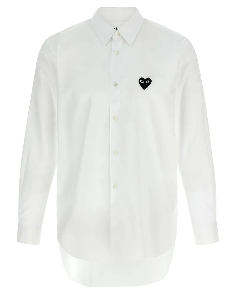 Comme des Garçons Comme des Garçons spielen 'Black Heart' Hemd White