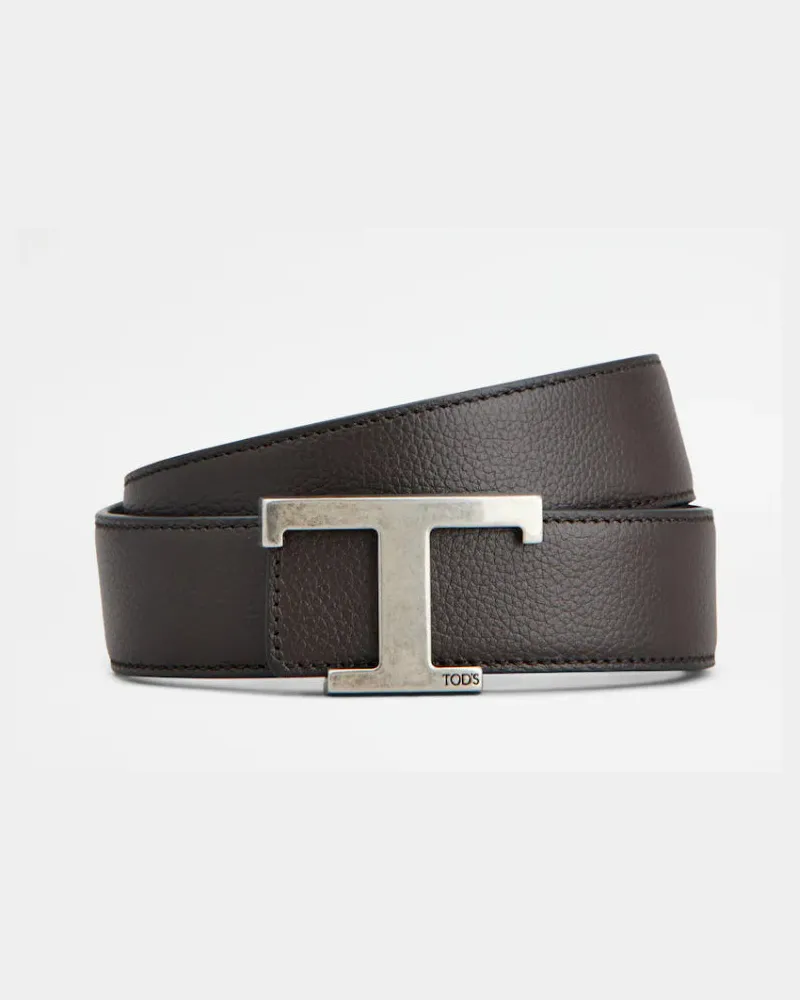 TOD'S Tod 's Neuer T -Gürtel Marrone
