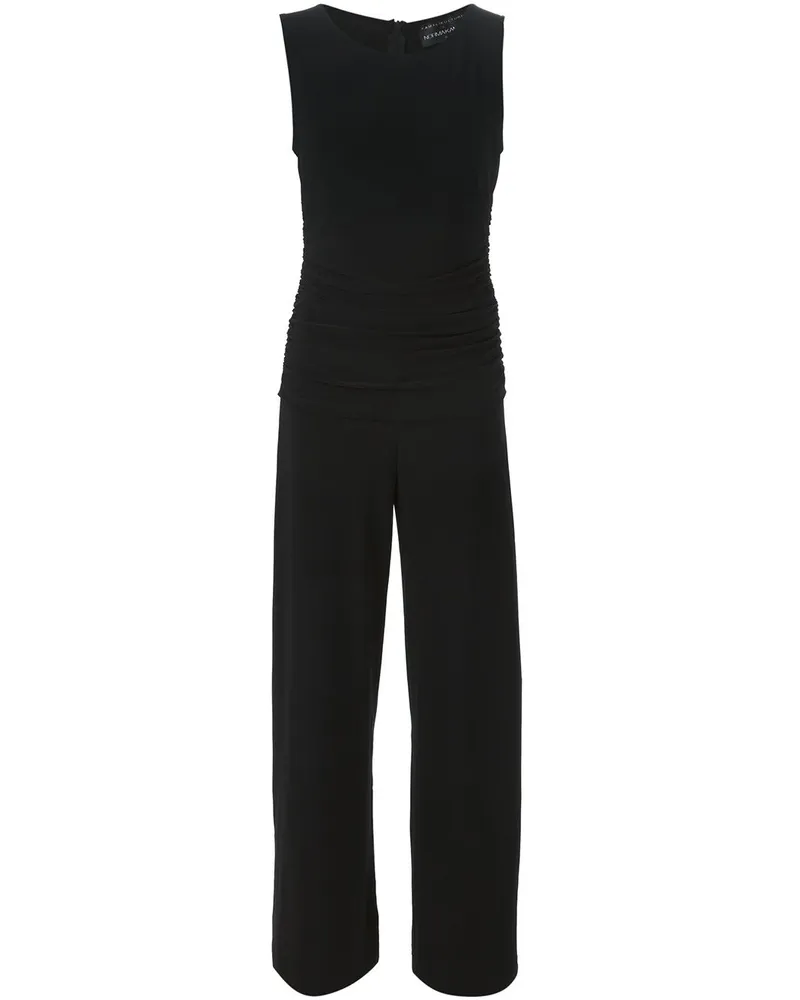 Norma Kamali ärmelloser Overall Black