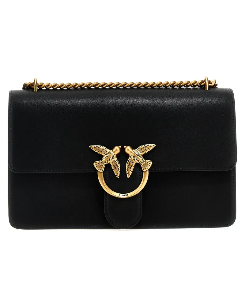 Pinko Classic Love Bag One einfach' Crossbody -Tasche Schwarz