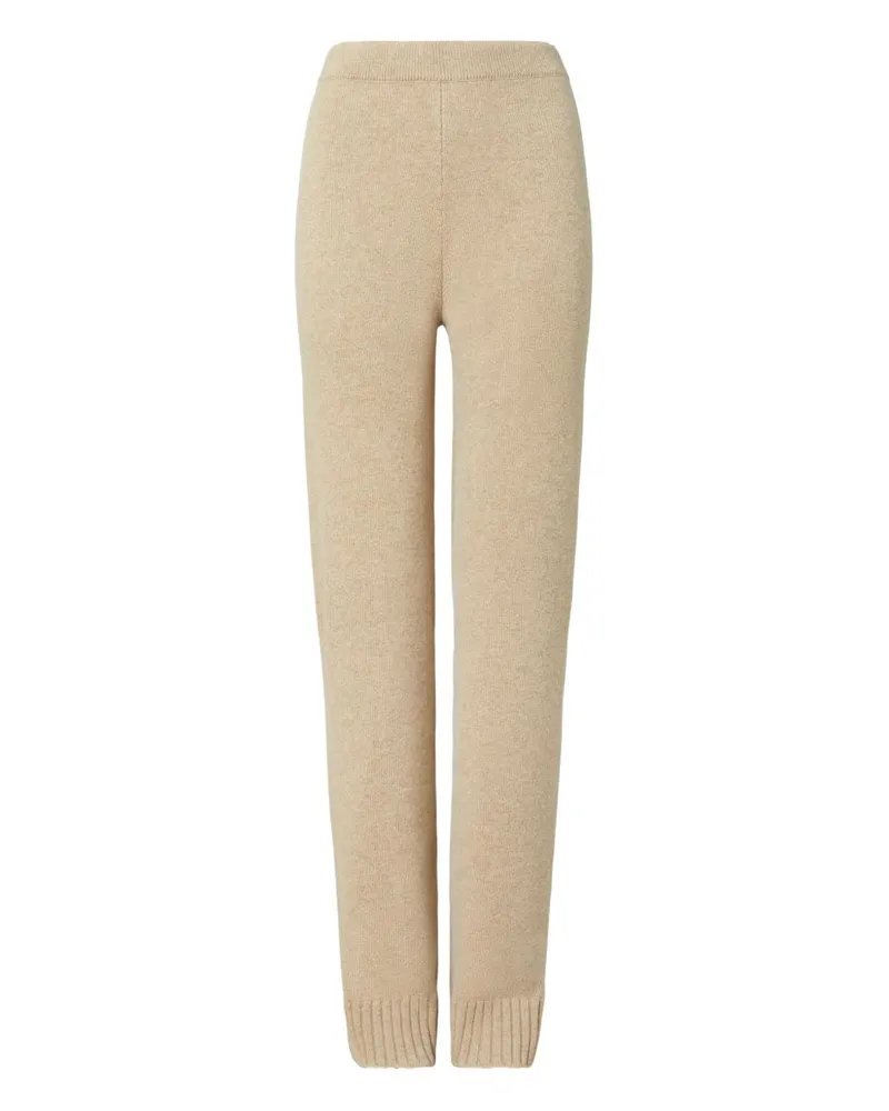 Tory Burch Strickhose aus Wolle von Beige