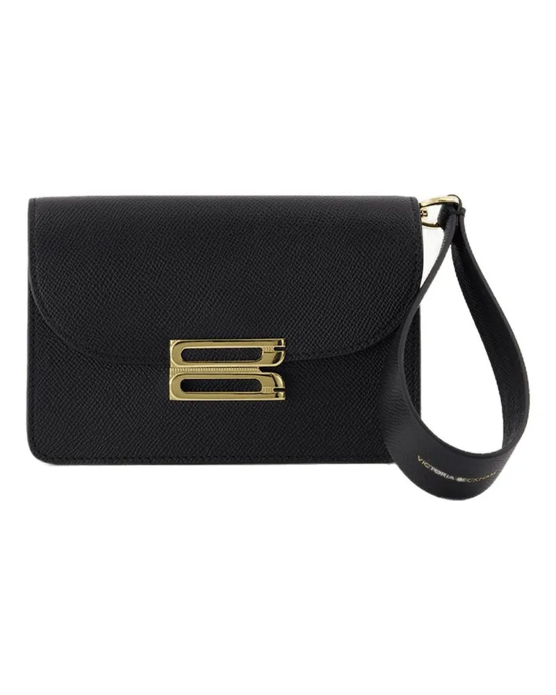 Victoria Beckham Die Nano Dorian Geldbörse  Leder Schwarz Schwarz
