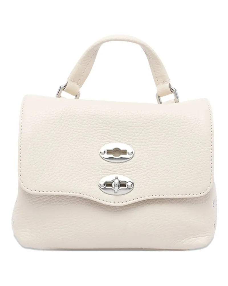 Zanellato Postina täglich Baby Lederhandtasche Beige