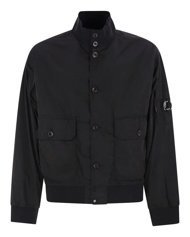 C.P. Company Chrome R Light Jacke mit Objektiv Blue