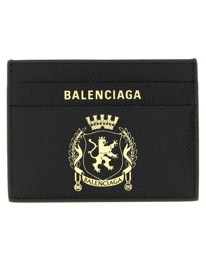 Balenciaga Passport“-Kartenetui Black