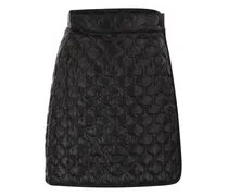 gepolsterte Minirock mit quadratischer Quilt