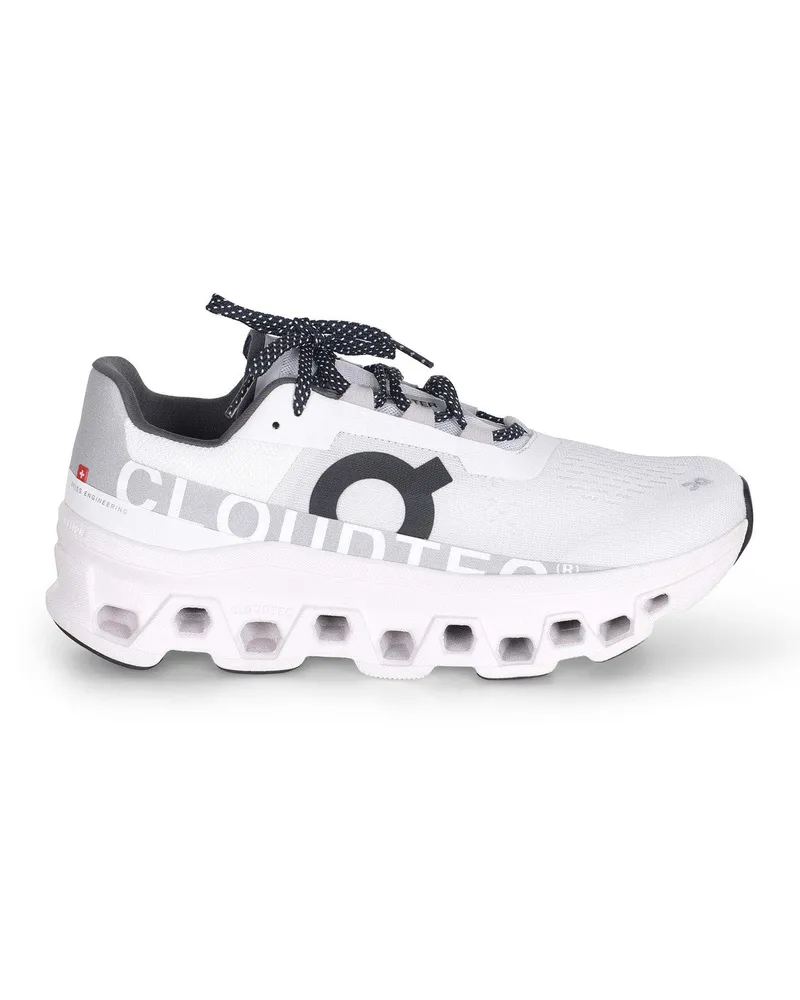 ON Turnschuhe auf "Cloudmster 2" aus Polyester White
