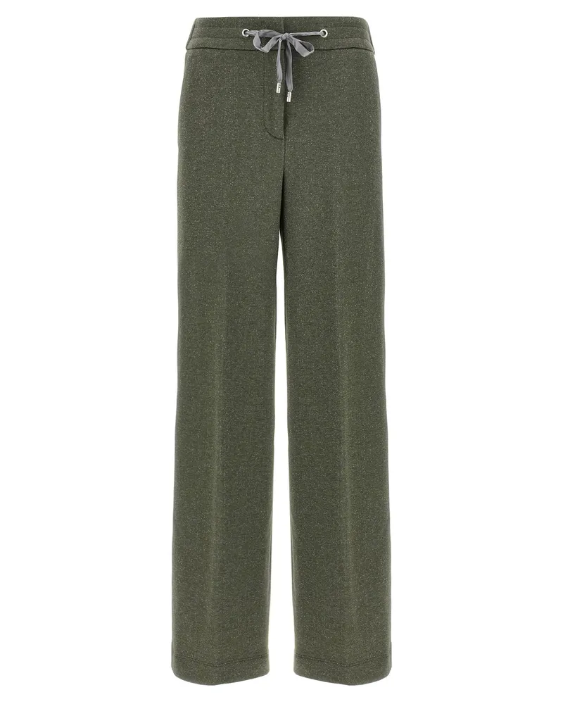 Peserico Lurex Joggers Green