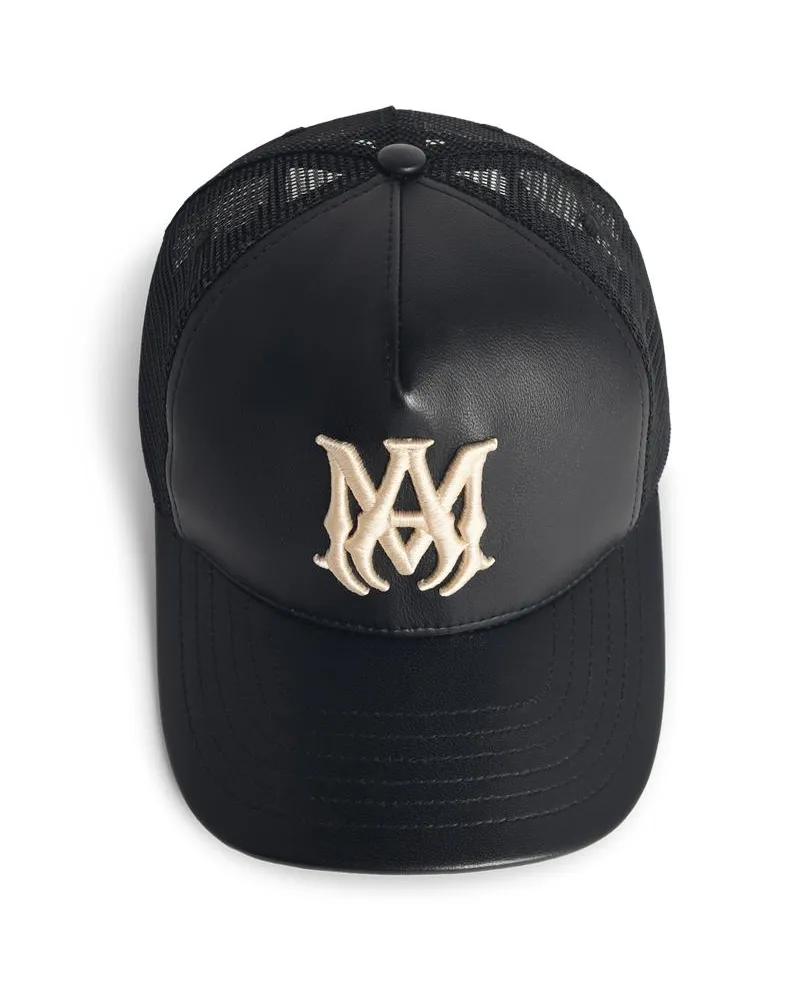 Amiri Black Lear Cap Black