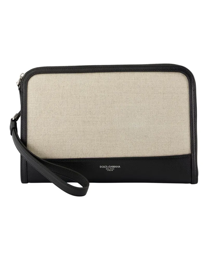 Dolce & Gabbana Atene Purse  Canva White Weiß