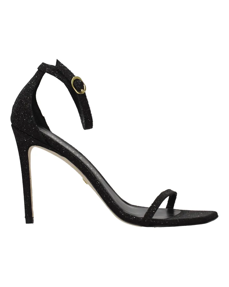 Stuart Weitzman Sandalen Frauen Kristall schwarz -
