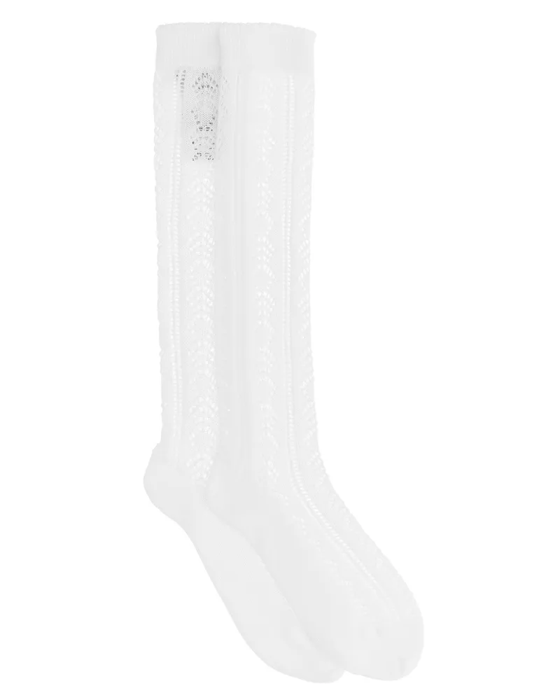 Valentino Garavani Valentino Garavani 'V Logo' Socken White