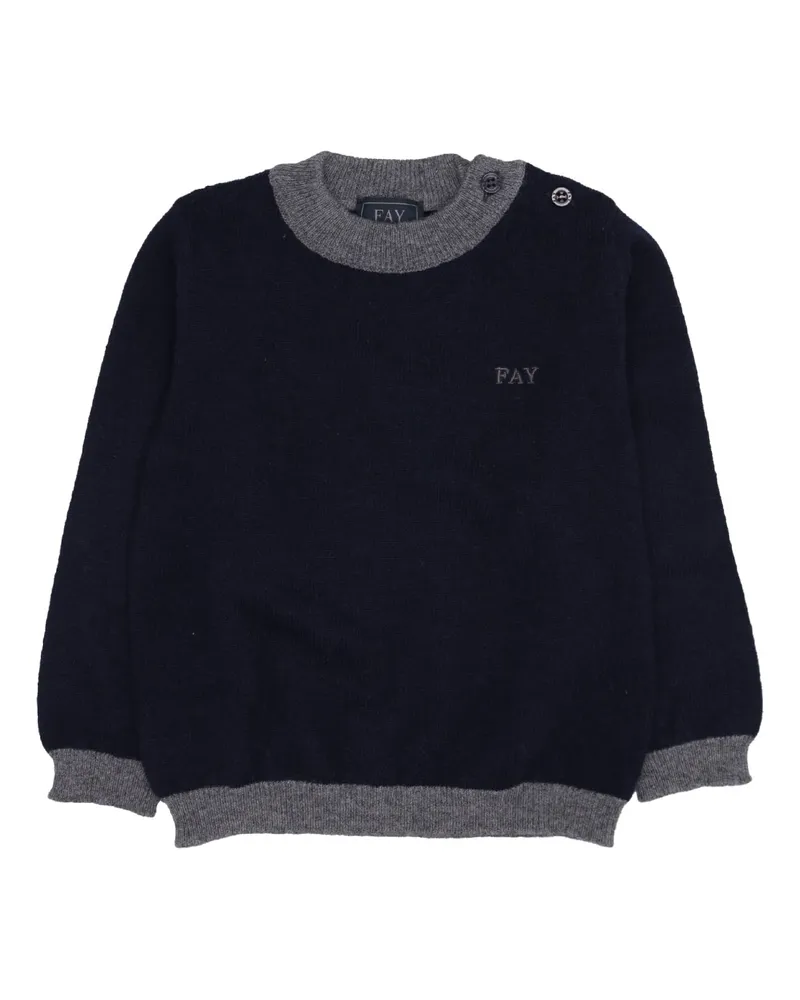 Fay Sweaters Blu+grigio