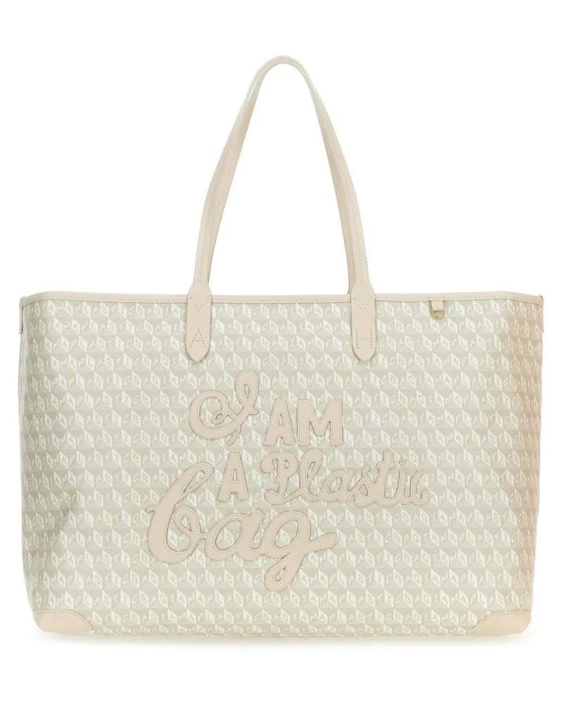 Anya Hindmarch Ich bin eine Plastiktüte" -Tasche Beige