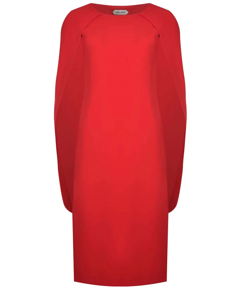 Alberta Ferretti Kleid aus einer Viskose -Mischung Red