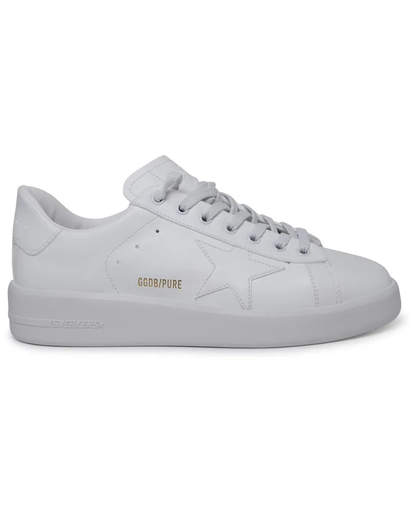 Golden Goose Purestar Sneakers im weißen veganen Lear White