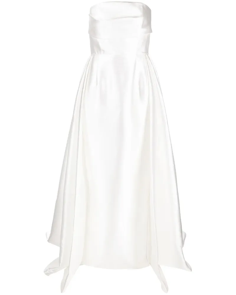 Solace London Trost London Tiffany Langes Kleid White