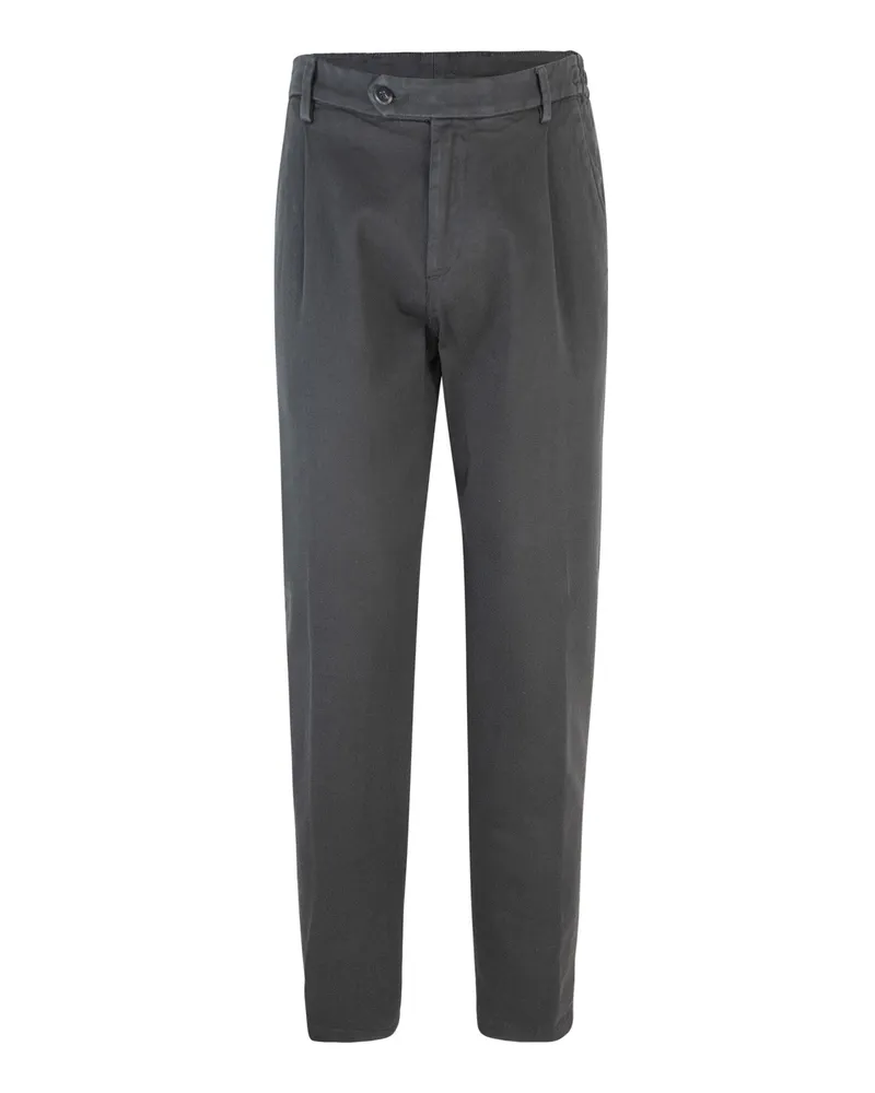 Eleventy ELEGENTY Pantalone in Cotone Nero Black