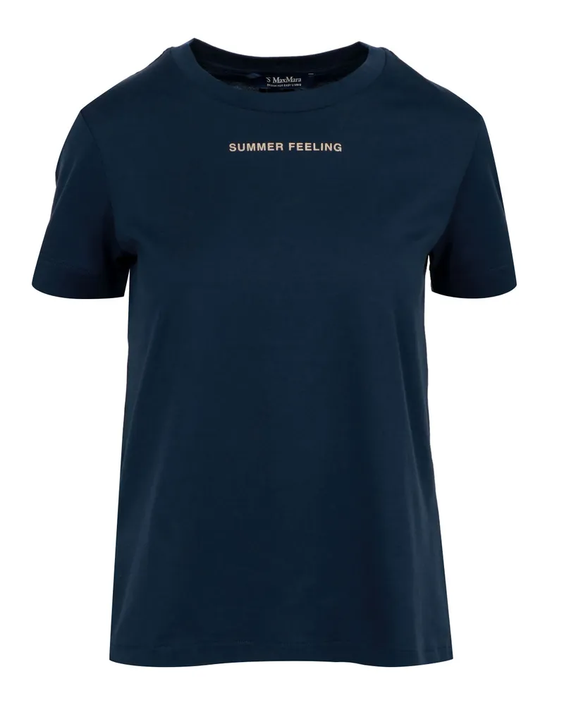 Max Mara T -Shirts und Polos Blau Blue