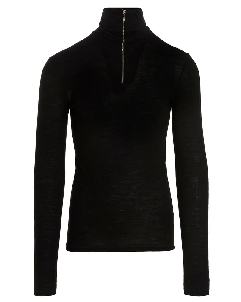 Jil Sander technischer' Pullover Black