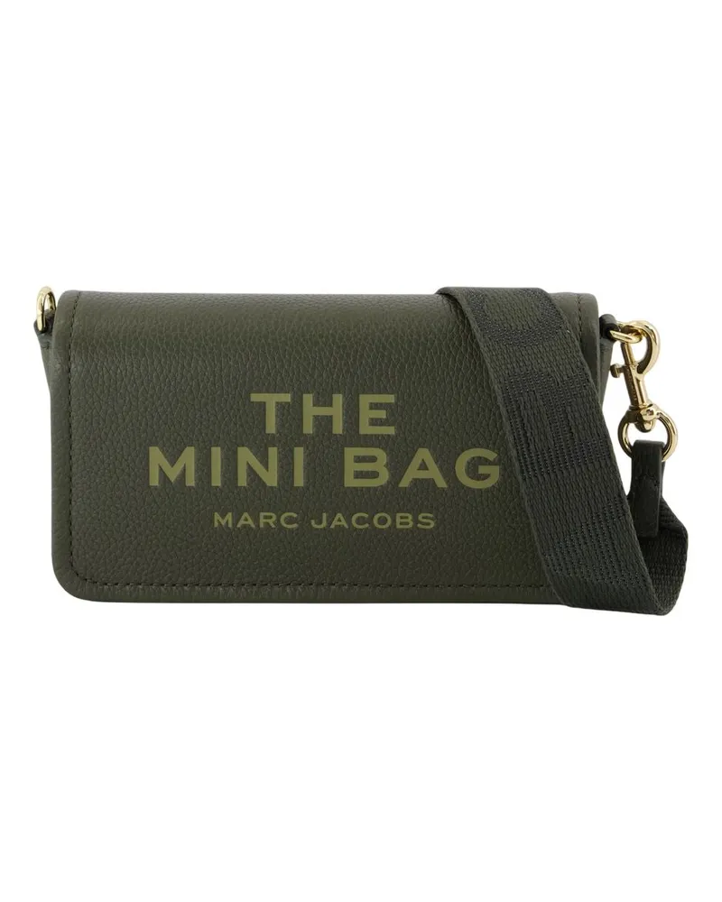 Marc Jacobs Die Mini -Brieftasche an der Kette  Ledergrün Grün