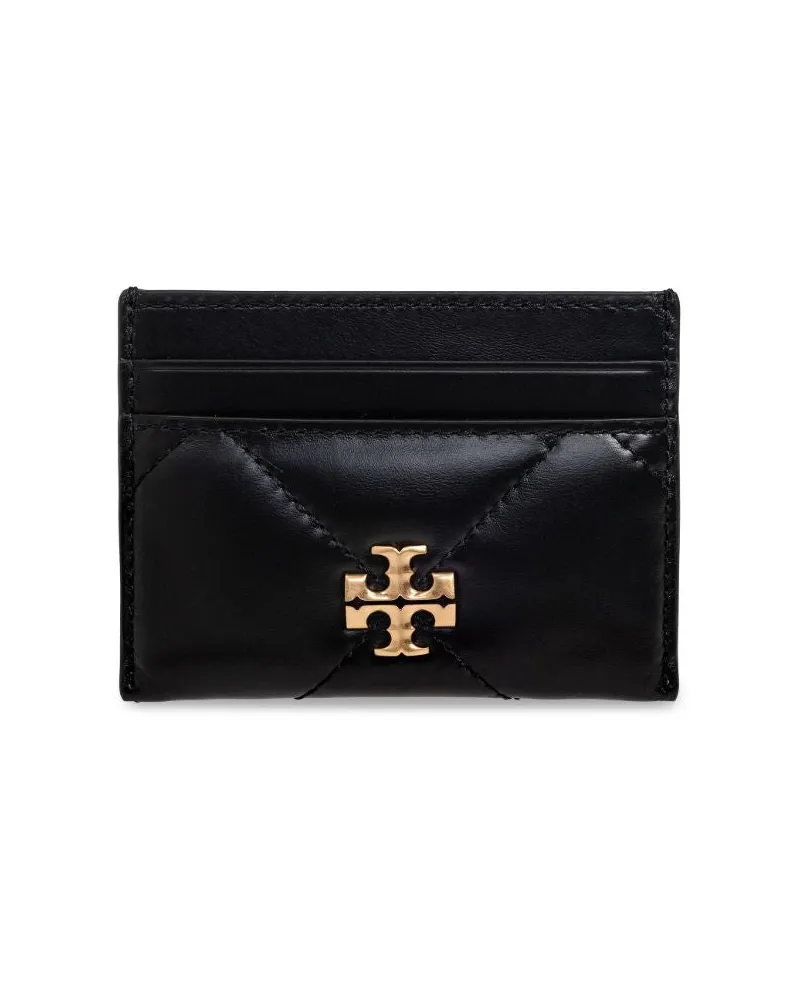 Tory Burch Kira Diamond Lederkartenkoffer Black