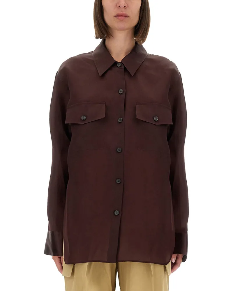 KHAITE Top "Matteo Bordeaux