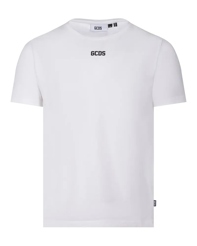 GCDS T -Shirt aus Baumwolle White