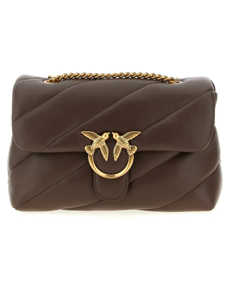 Pinko Classic Love Bag Puff' Crossbody -Tasche Brown