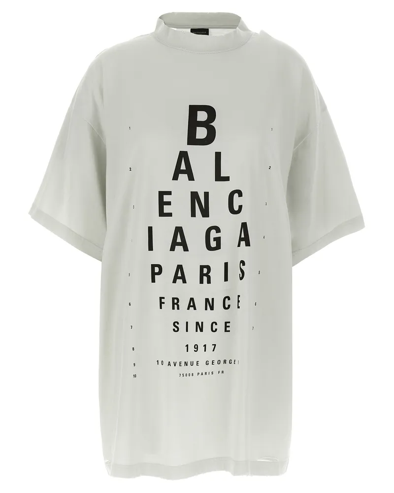 Balenciaga Optical“ T-Shirt White
