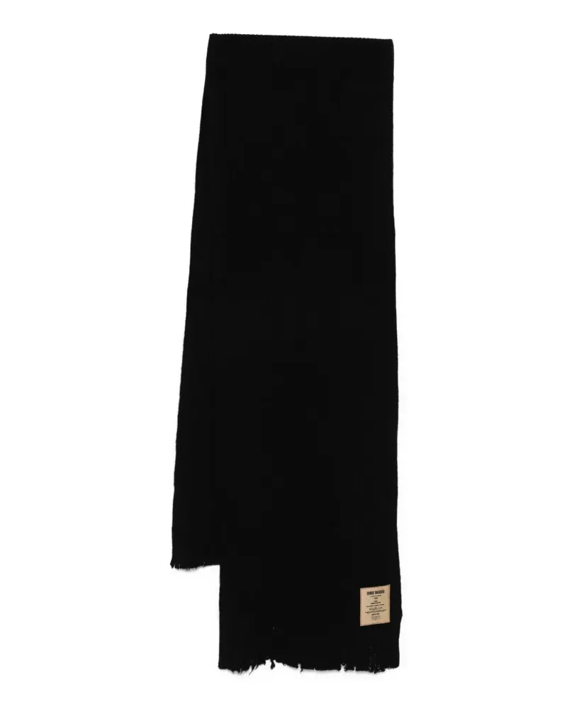 Uma Wang Schal mit ausgefransten Kanten Uw900