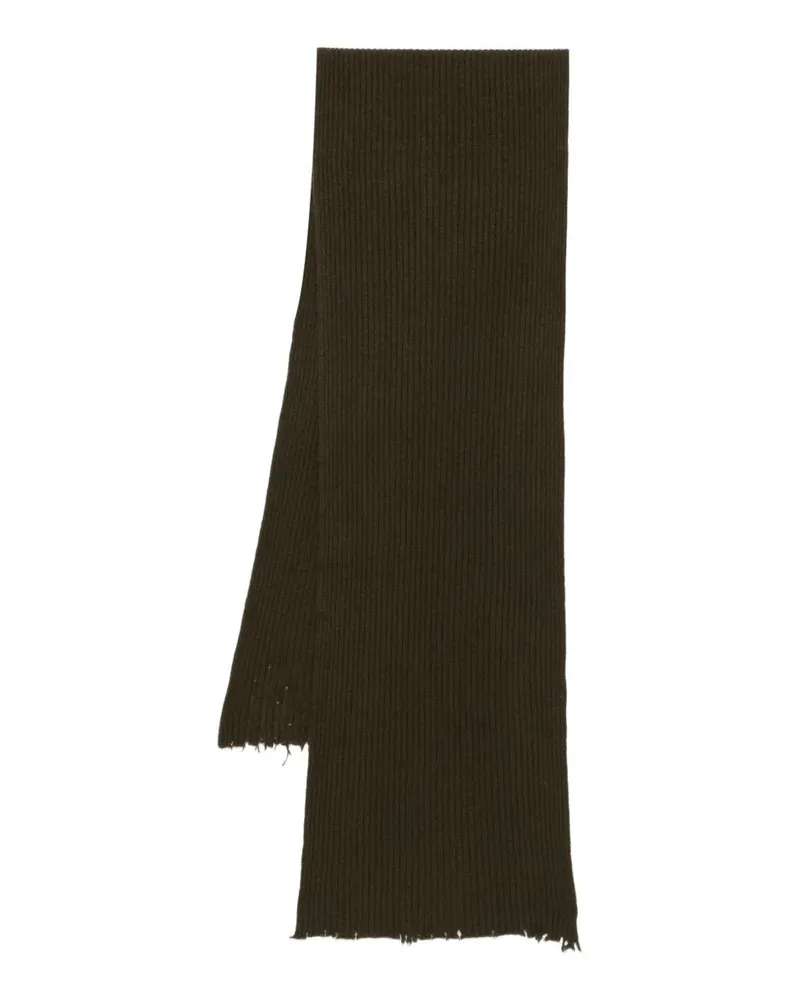 Uma Wang Schal mit ausgefransten Kanten Uw900