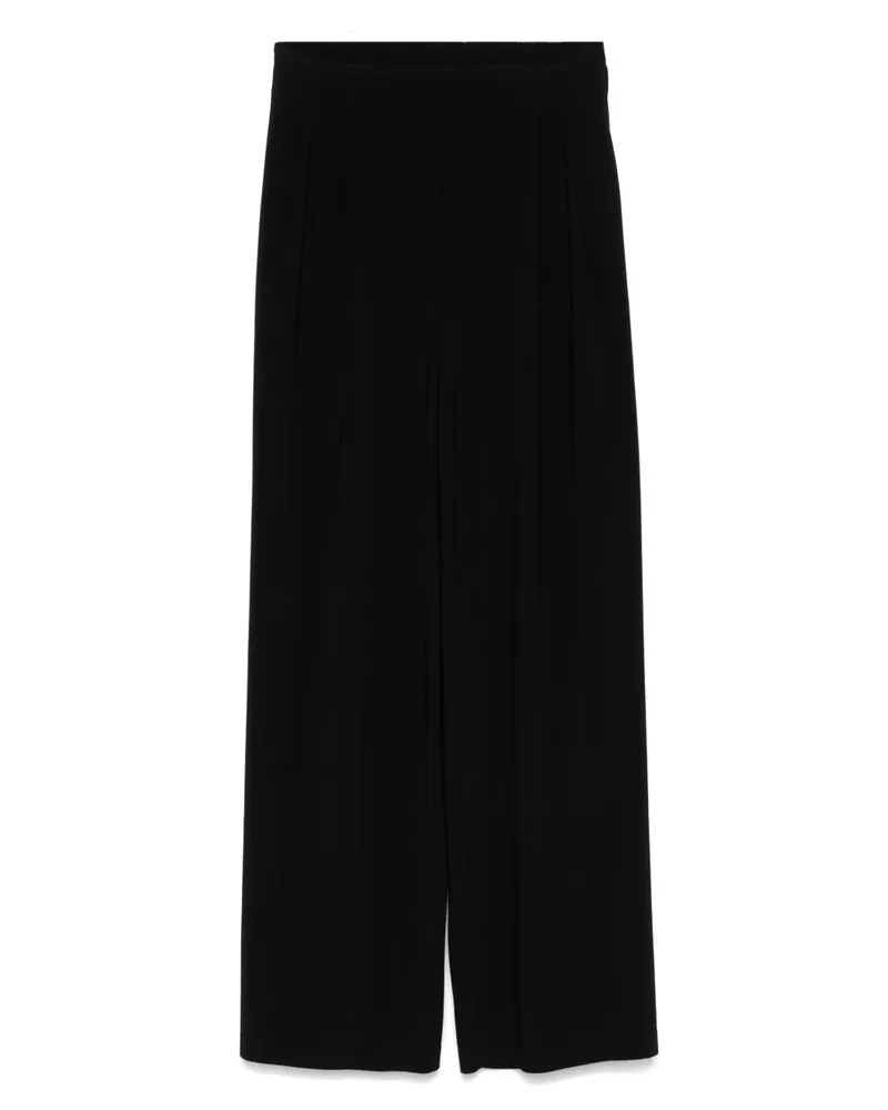 Norma Kamali Wide Bein Hosen Black