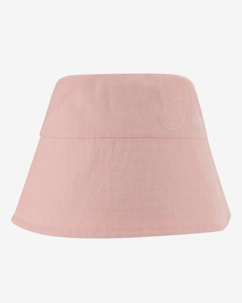 Patou Baumwollschaufelhut mit Logo Pink