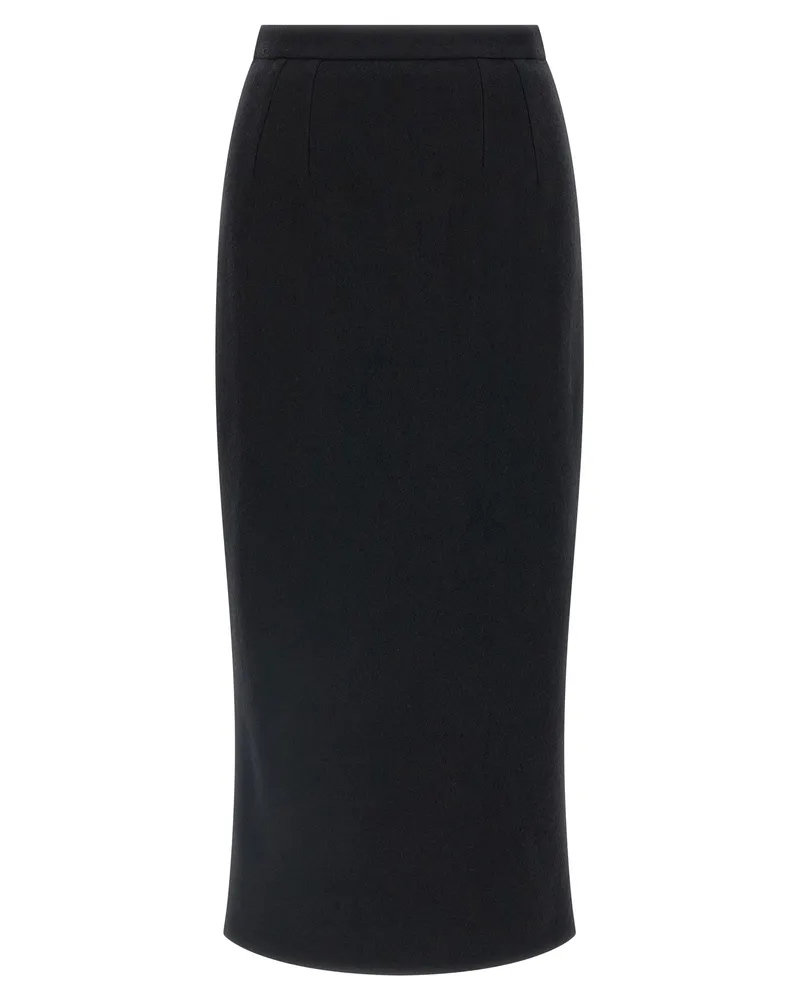Dolce & Gabbana Wollscheide Rock Black