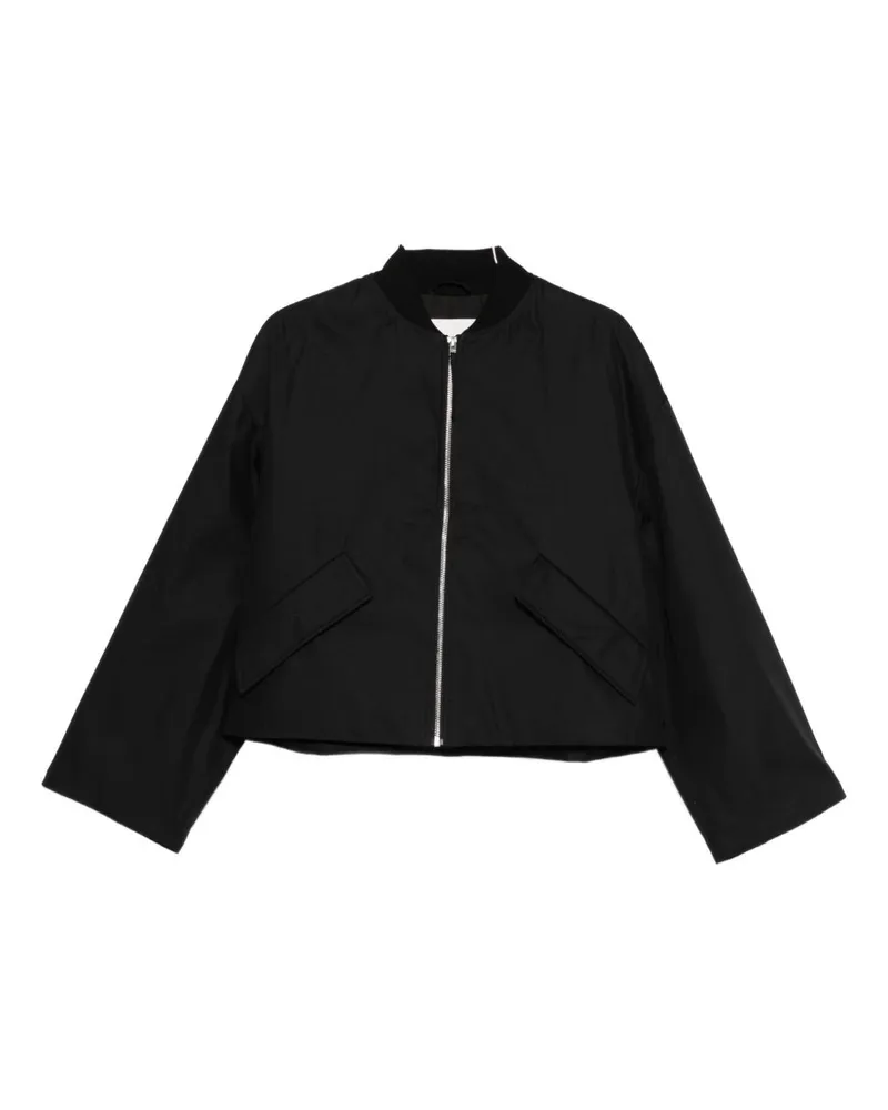 Closed Bomberjacke mit geschlossener Baumwollmischung Black