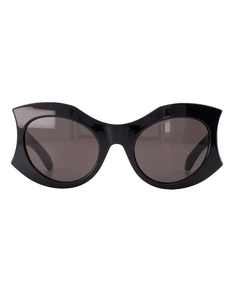 Balenciaga Sonnenbrille  Acetat schwarz Schwarz