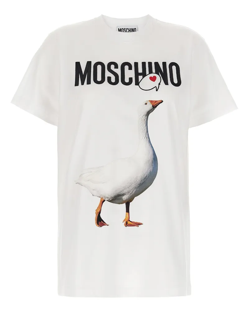 Moschino Stickhemd T -Shirt White