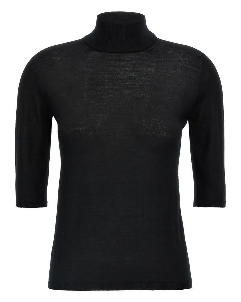 Max Mara Cecina' Rollkragenpullover Black