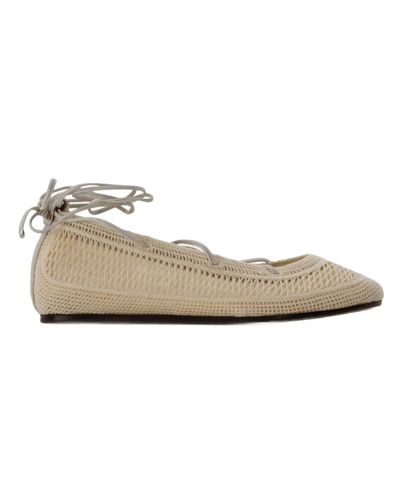 Isabel Marant Belna Ballerinas  Cotton Beige Beige