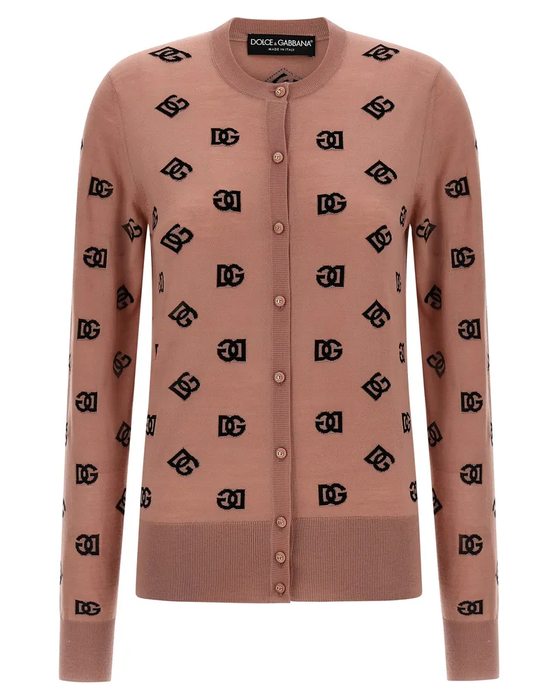 Dolce & Gabbana Cardigan DG Pink