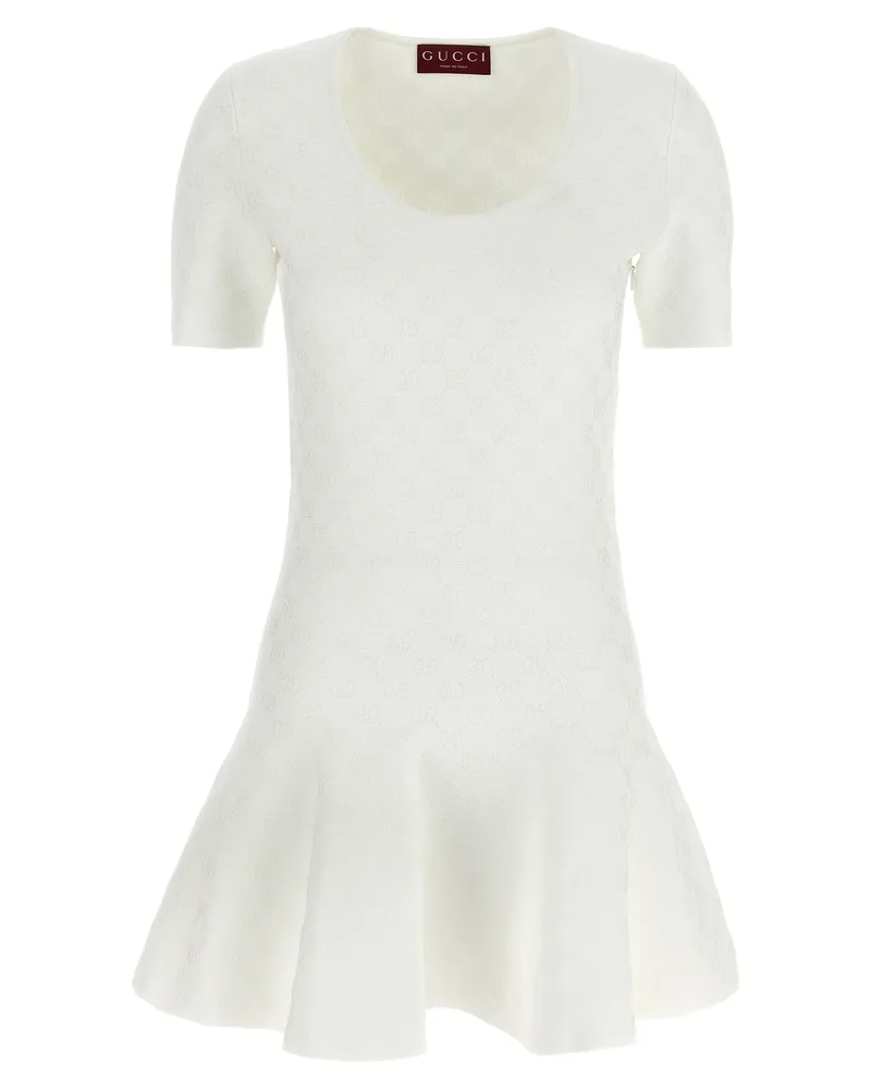 Gucci Gg Kleid White