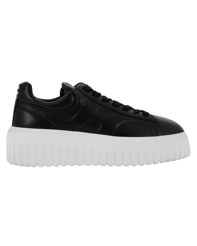 Hogan H -Streifen -Sneaker Black