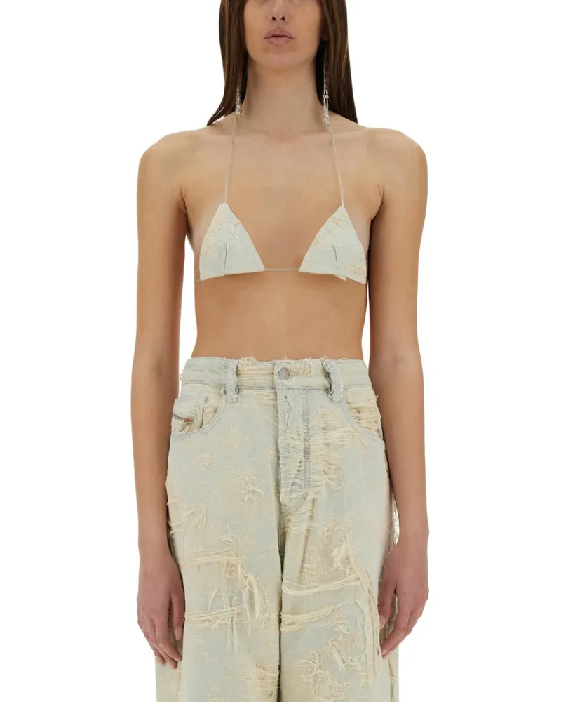 Diesel Jacquard Denim Top Denim