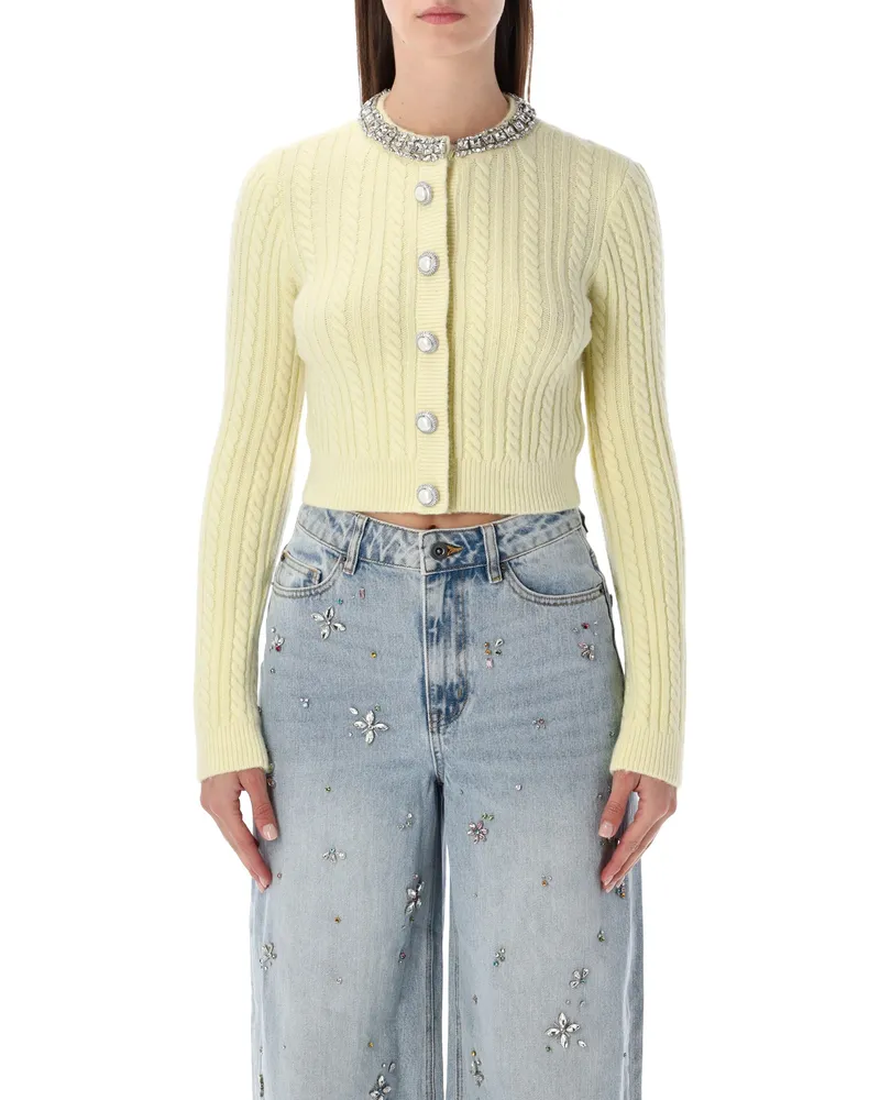 Self-Portrait Selbstporträt-Pullover Gelb Yellow