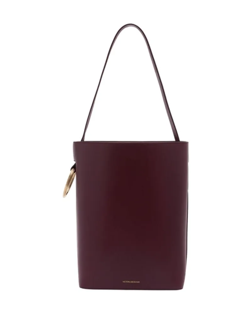 Victoria Beckham Dia Bucket Shopper Bag  Leder Burgund Burgund